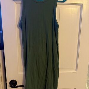 A New Day Teal Ribbed Knit dress